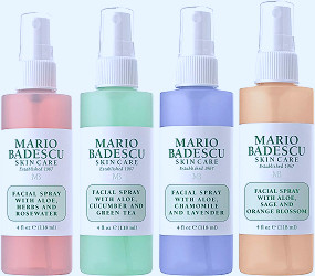 Amazon.com: Mario Badescu Facial Spray Collection with Rose Water,  Cucumber, Lavender and Orange Blossom, Multi-Purpose Cooling and Hydrating  Face Mist for All Skin Types, Dewy Finish, 4 Fl Oz (Pack of 4) :
